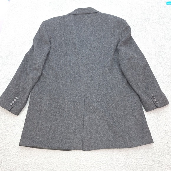 Vintage Macy's Club Room Blazer Mens 46L Gray 100% Camel Hair Blazer - Picture 2 of 10